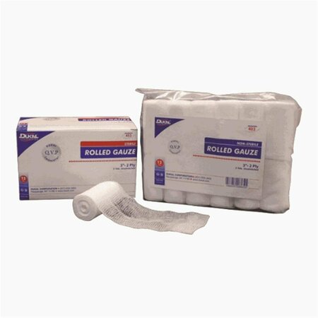 DUKAL Non-Sterile- Rolled Gauze- 4 in.- 2-ply 404